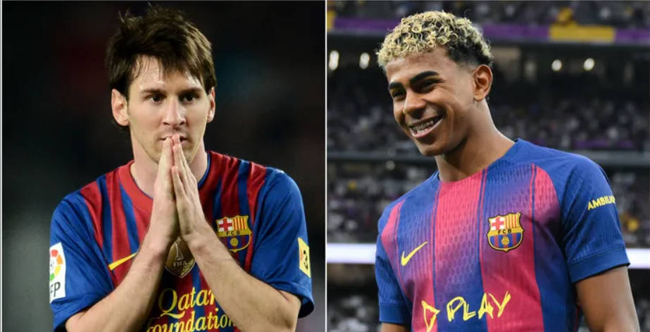 18岁亚马尔为巴塞罗那攻入第40球:梅西达成这一纪录花了多久?